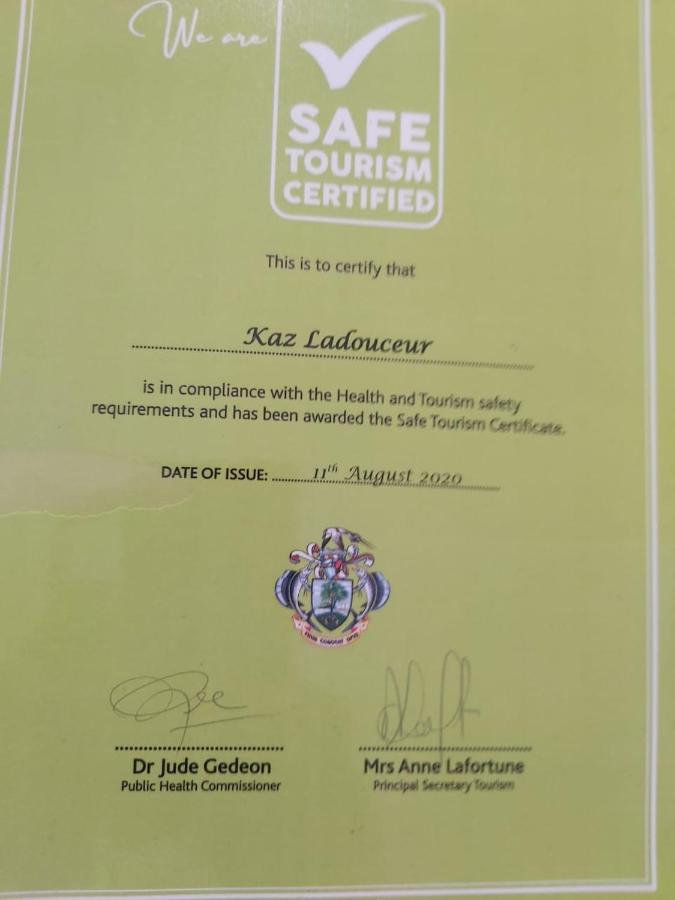 Kaz Ladouceur Bed and Breakfast La Digue Εξωτερικό φωτογραφία